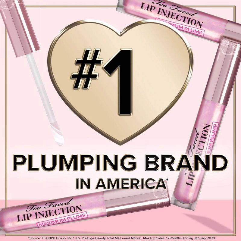 slide 6 of 8, Too Faced Lip Injection Maximum Plump Extra Strength Hydrating Lip Plumper - Original - 0.14 oz - Ulta Beauty, 0.14 oz