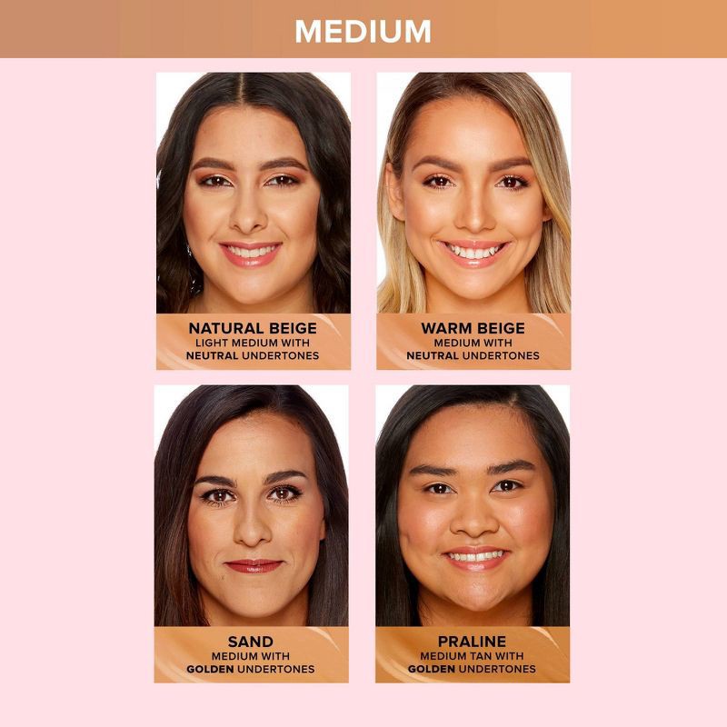 slide 4 of 9, Too Faced Born This Way Natural Finish Longwear Liquid Foundation - Warm Beige - 1 fl oz - Ulta Beauty, 1 fl oz