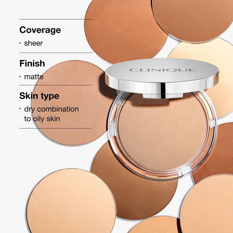 slide 4 of 5, Clinique Stay-Matte Sheer Pressed Powder Foundation - Stay Golden - 0.27oz - Ulta Beauty, 0.27 oz