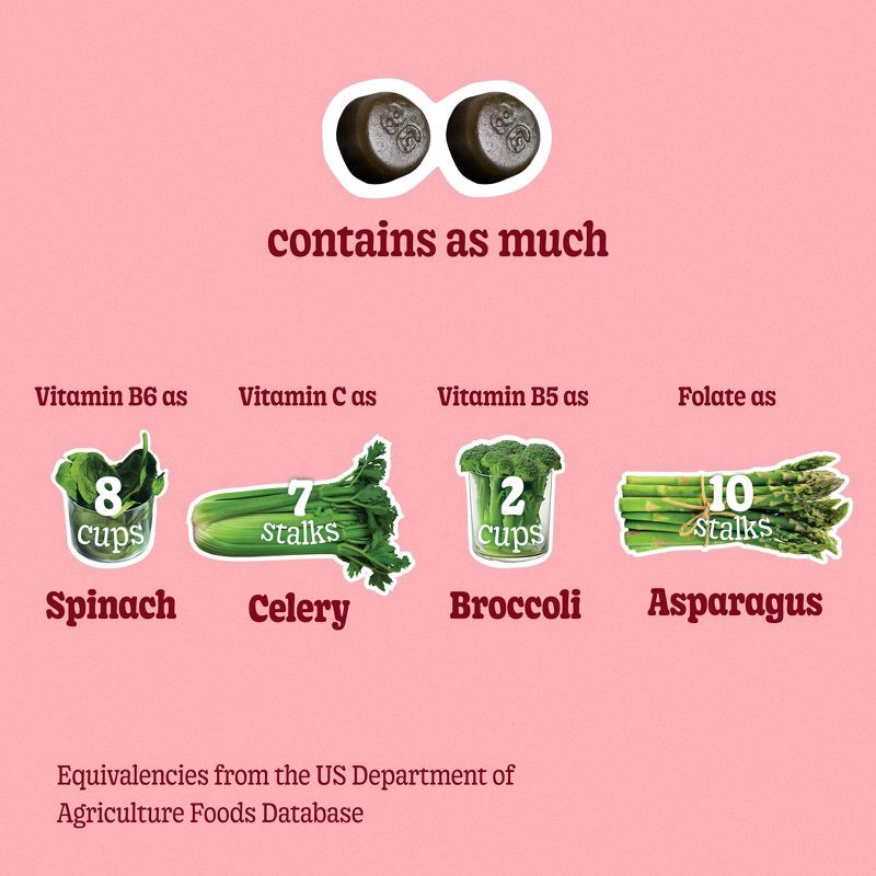 slide 5 of 10, 8Greens Daily Greens Vegan Gummies Dietary Supplement - Apple - 50ct, 50 ct