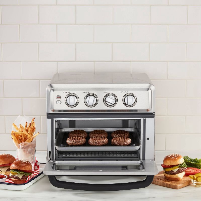 slide 9 of 12, Cuisinart Air Fryer Toaster Oven w/Grill - Stainless Steel - TOA-70: 1800W, Convection Bake, Automatic Shut-Off, 3-Year Warranty, 1 ct