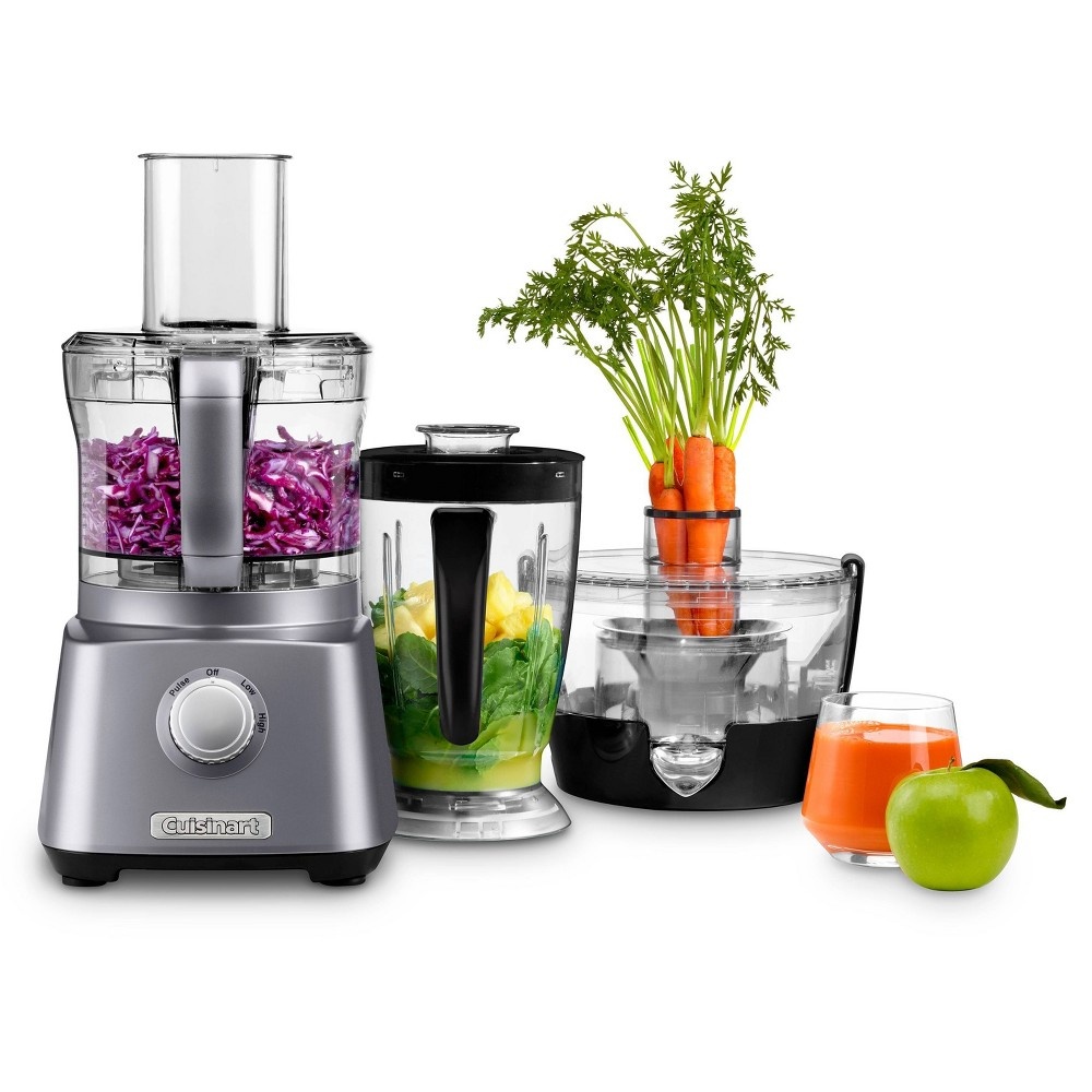 slide 2 of 8, Cuisinart Kitchen Central 3-In-1 Food Processor Blender and Juice Extractor - CFP-800TG, 1 ct