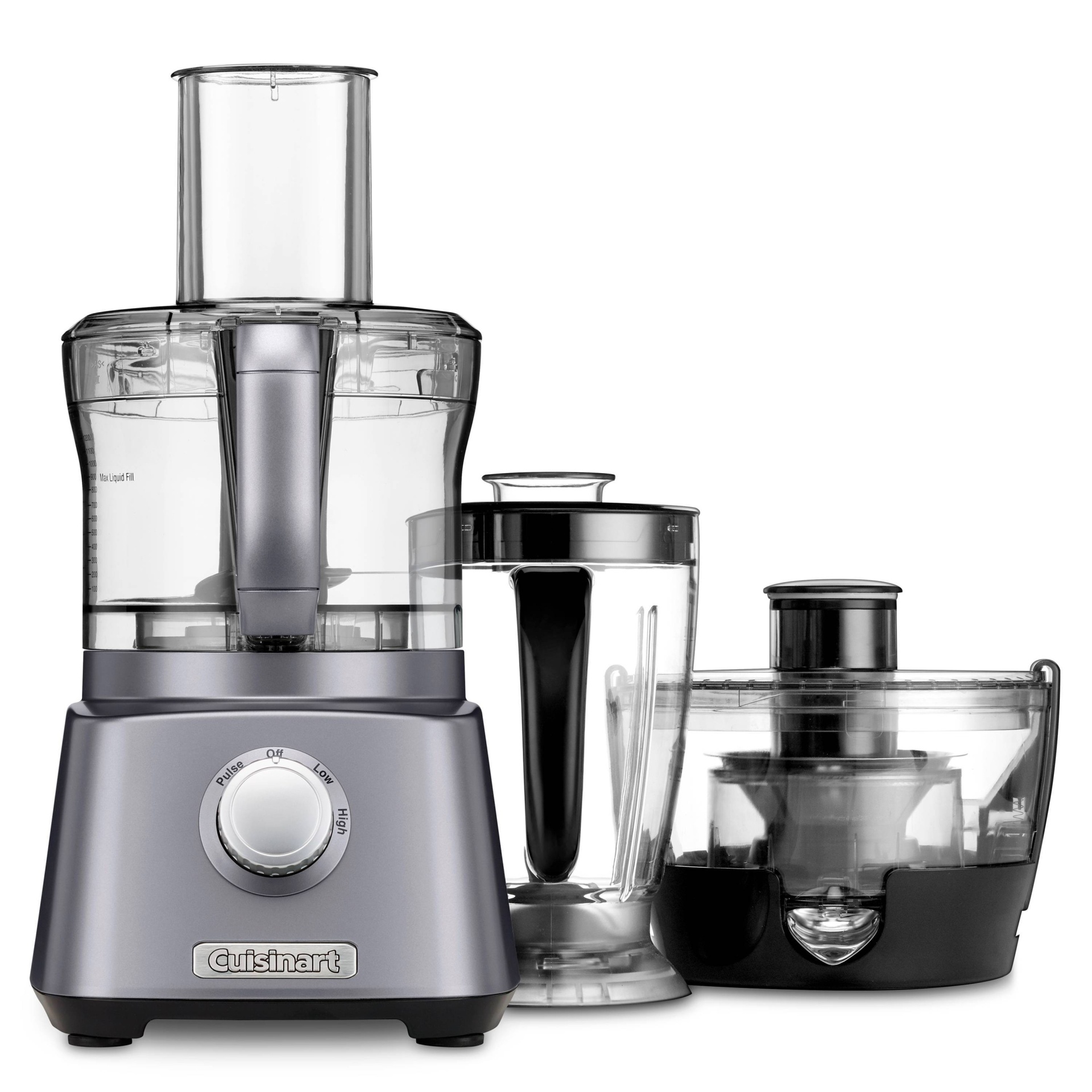 slide 1 of 8, Cuisinart Kitchen Central 3-In-1 Food Processor Blender and Juice Extractor - CFP-800TG, 1 ct