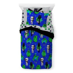 Twin Minecraft Animals Kids' Bed in a Bag