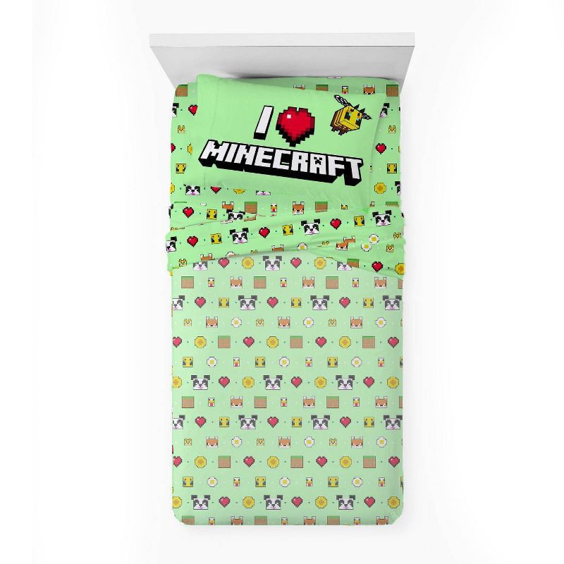slide 3 of 9, Twin Minecraft Kids' Bed in a Bag, 1 ct