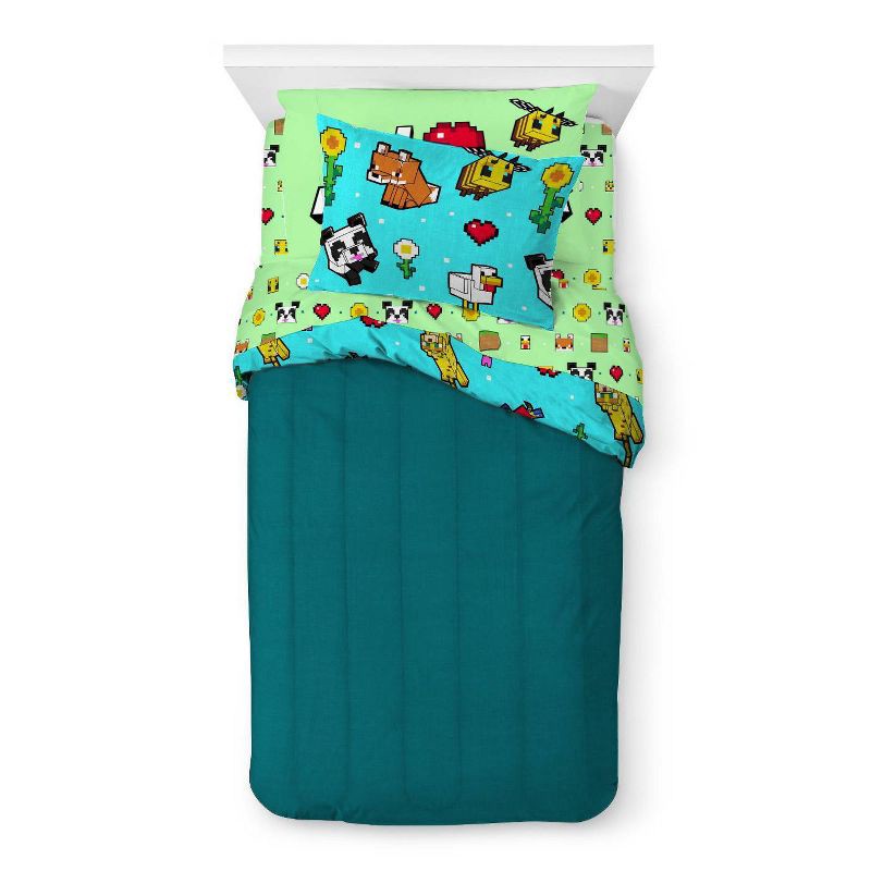 slide 9 of 9, Twin Minecraft Kids' Bed in a Bag, 1 ct