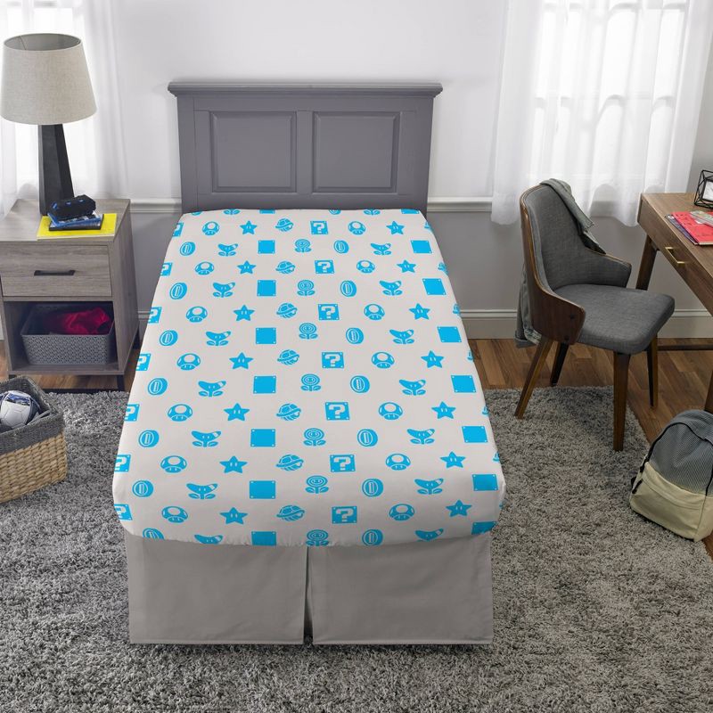 slide 9 of 14, Twin Game Play Super Mario Bed in a Bag, 1 ct