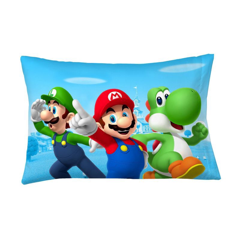 slide 11 of 14, Twin Game Play Super Mario Bed in a Bag, 1 ct