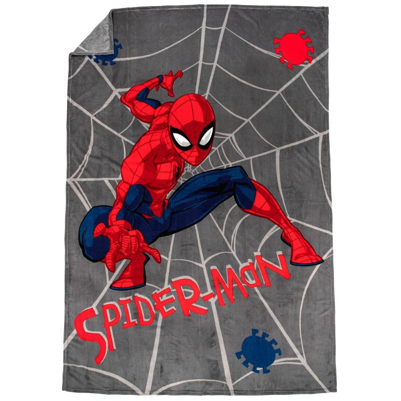slide 4 of 5, Marvel Spider-Man Kids' Blanket, 1 ct