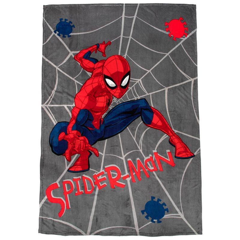 slide 1 of 5, Marvel Spider-Man Kids' Blanket, 1 ct