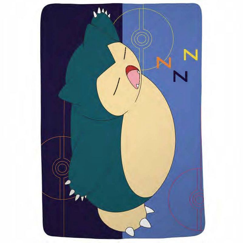 slide 1 of 5, Pokemon Snorlax Mode Kids' Blanket, 1 ct