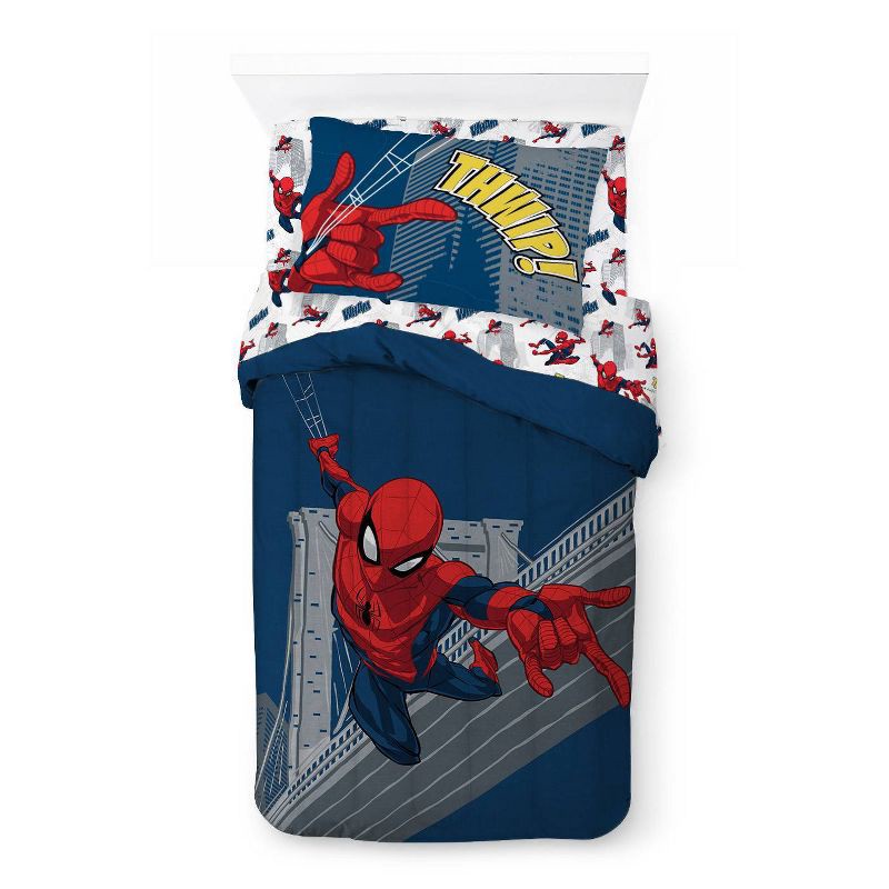 slide 1 of 3, Twin Marvel Spider-Man Kids' Comforter, 1 ct