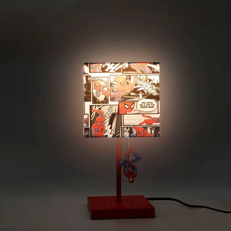 slide 1 of 4, Marvel Spider-Man Table Lamp (Includes LED Light Bulb), 1 ct