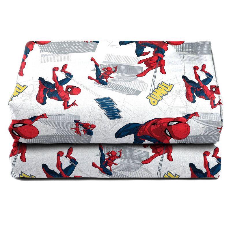 slide 3 of 4, Twin Marvel Spider-Man Kids' Sheet Set, 1 ct