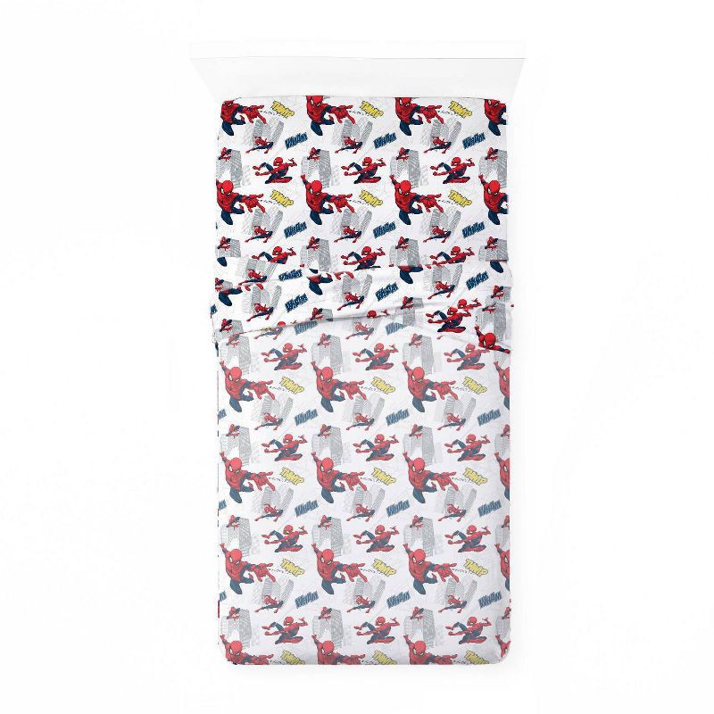 slide 1 of 4, Twin Marvel Spider-Man Kids' Sheet Set, 1 ct