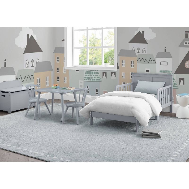 slide 2 of 4, Collins Wood Toddler Kids' Bed, Greenguard Gold Certified Gray - Delta Children, 1 ct