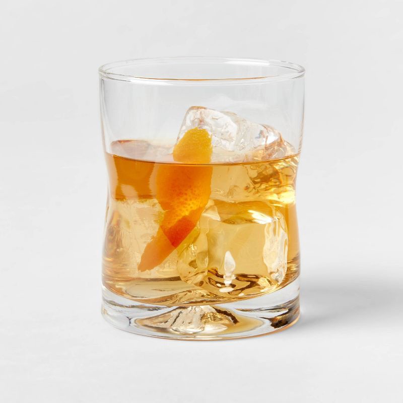 slide 3 of 3, 12.5 fl oz Glass Telford Double Old Fashion Glass - Threshold™, 12.5 fl oz