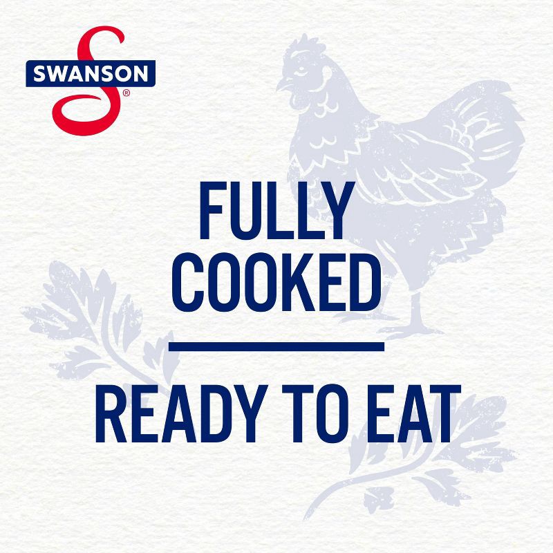 slide 6 of 13, Swanson 25% Less Sodium White Premium Chunk Canned Chicken Breast in Water -12.5oz, 12.5 oz