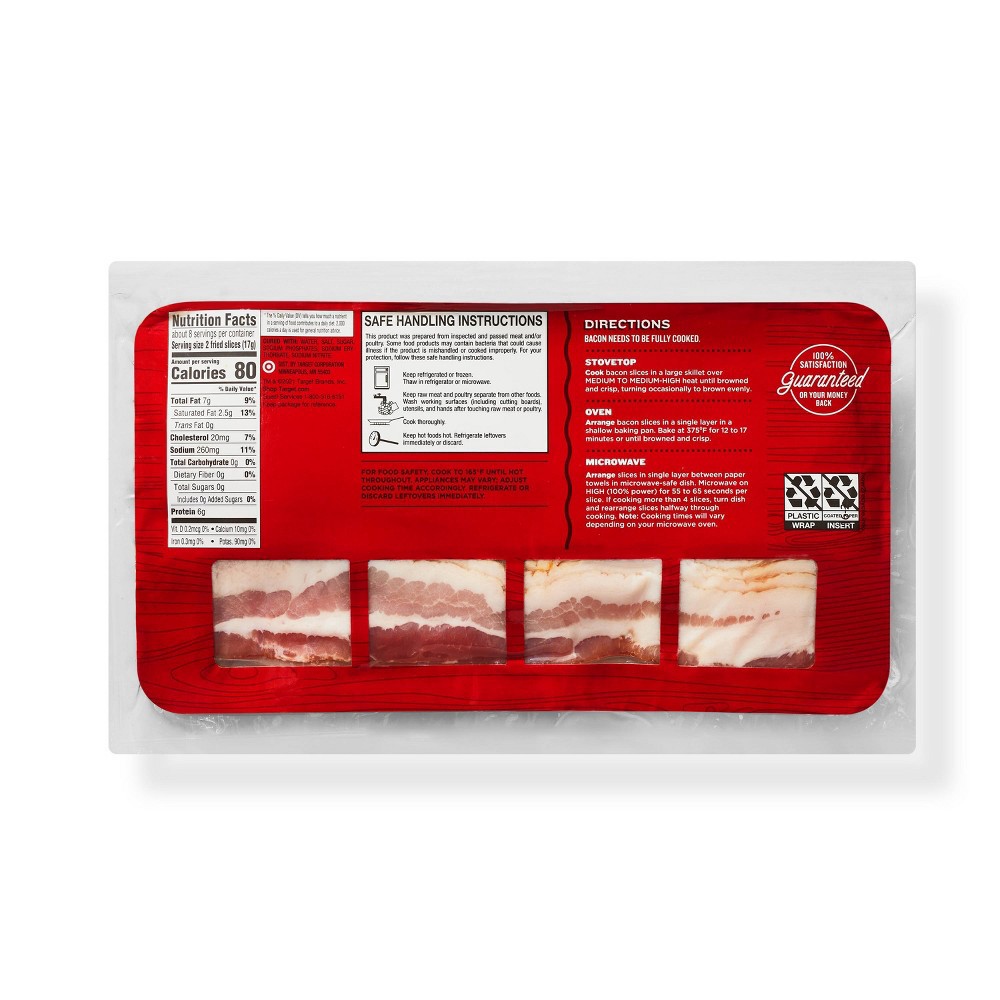 Hardwood Smoked Bacon Market Pantry 16 oz Shipt