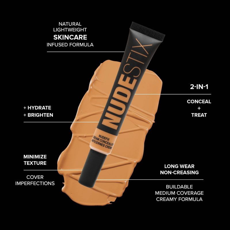 slide 4 of 7, NUDESTIX Nudefix Concealer - Nude 8 - 10gm - Ulta Beauty, 1 ct