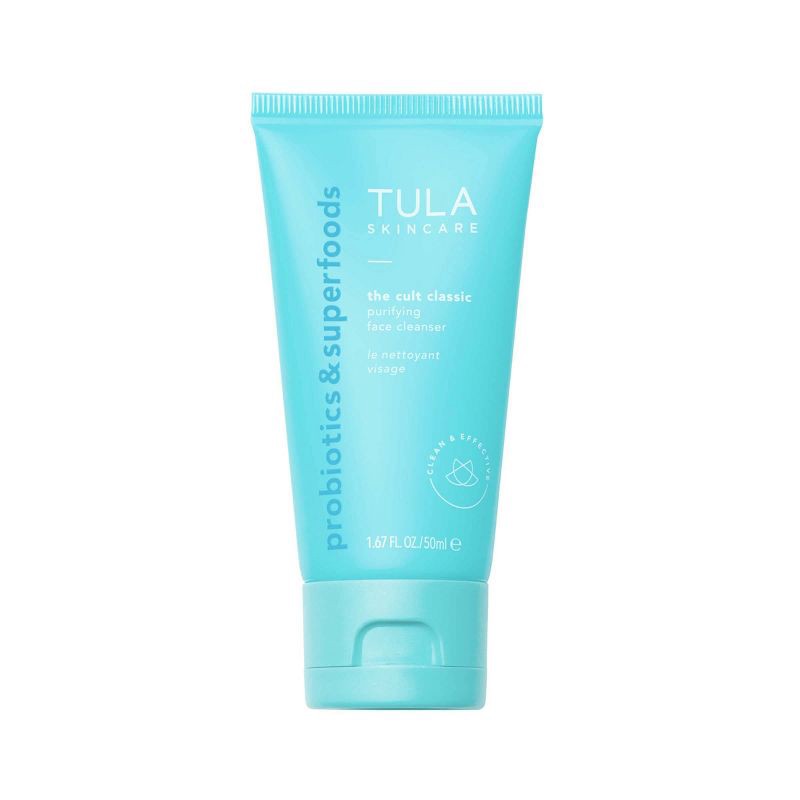 slide 1 of 6, TULA SKINCARE The Cult Classic Purifying Face Cleanser - Travel Size - 1.67 fl oz - Ulta Beauty, 1.67 fl oz