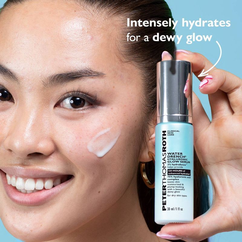 slide 4 of 8, PETER THOMAS ROTH Water Drench Hyaluronic Glow Serum - 1 fl oz - Ulta Beauty, 1 fl oz