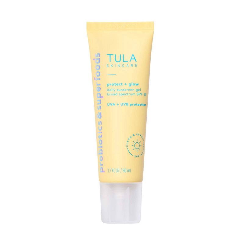 slide 1 of 6, TULA SKINCARE Protect + Glow Daily Sunscreen Gel Broad Spectrum SPF 30 - 1.7 fl oz - Ulta Beauty, 0 x 1.7 fl oz