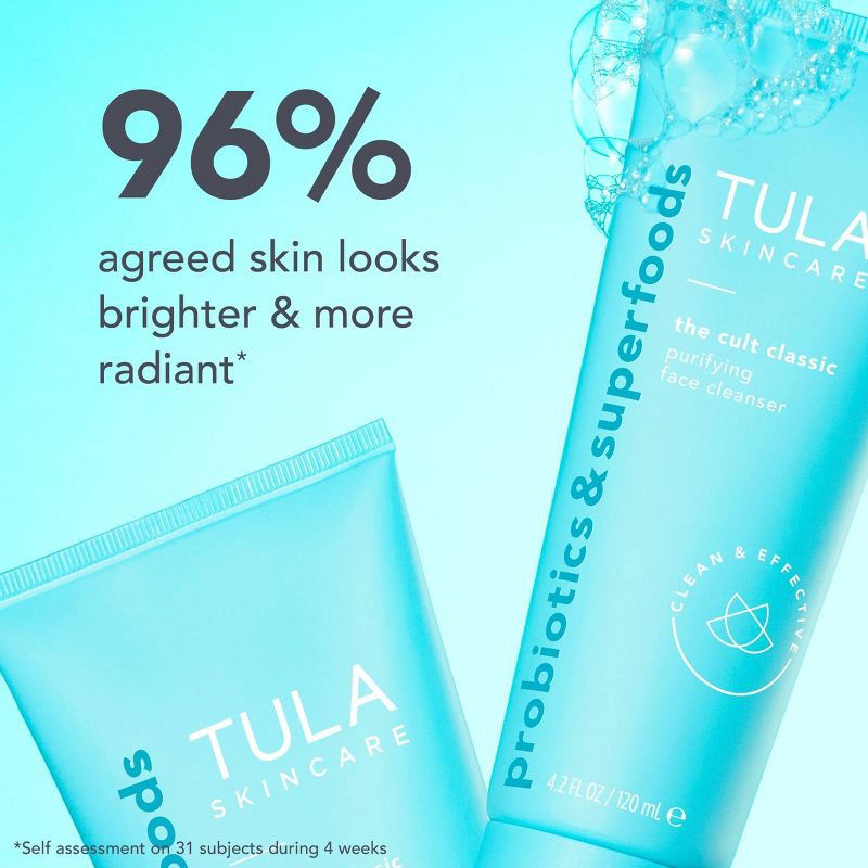 slide 5 of 6, TULA Skincare The Cult Classic Purifying Face Cleanser - 6.7 fl oz - Ulta Beauty, 6.7 fl oz