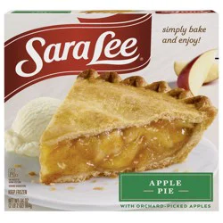 Sara Lee Traditional Fruit Pie 9" Unbaked Apple 34oz