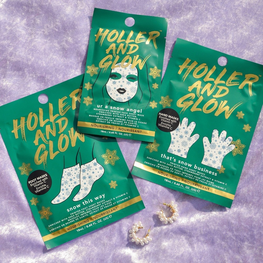 slide 7 of 7, Holler and Glow Snow Day Like Today Masking Gift Set, 3 ct