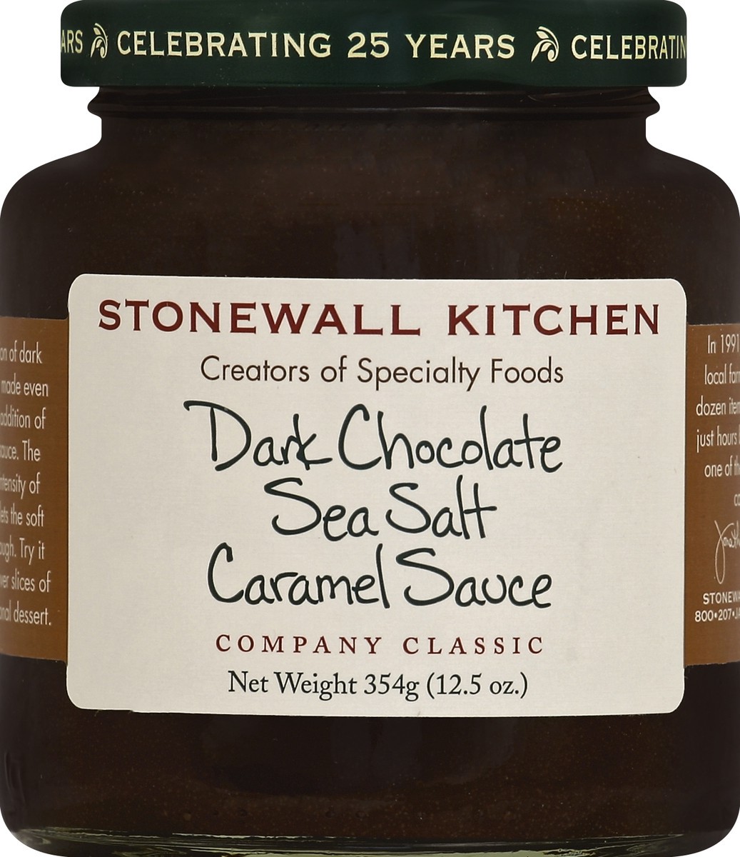 slide 1 of 1, Stonewall Kitchen Dark Chocolate Sea Salt Caramel Sauce, 12.5 oz