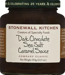 Stonewall Kitchen Dark Chocolate Sea Salt Caramel Sauce