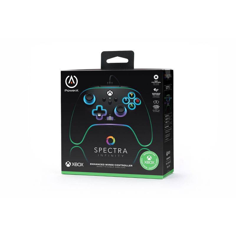 slide 9 of 20, PowerA Spectra Infinity Enhanced Wired Controller for Xbox Series X|S/Xbox One, 1 ct