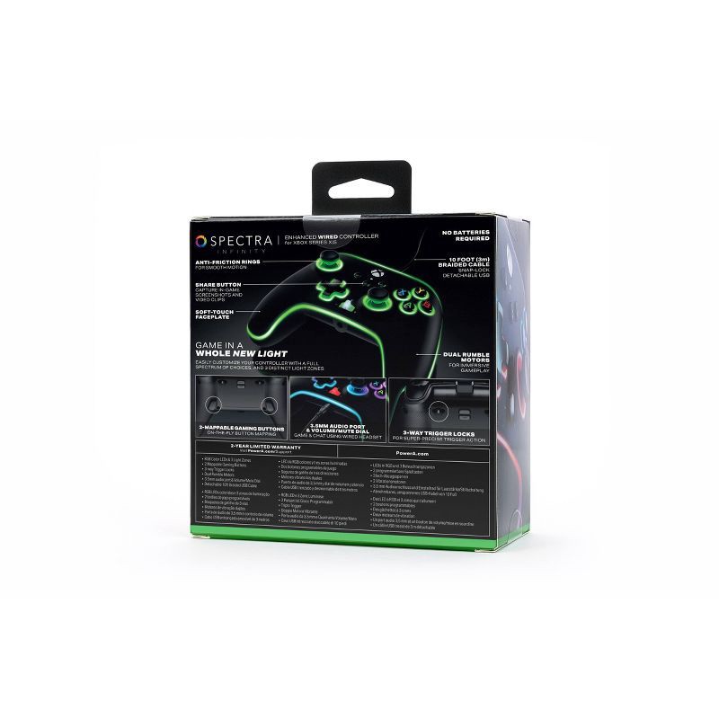 slide 8 of 20, PowerA Spectra Infinity Enhanced Wired Controller for Xbox Series X|S/Xbox One, 1 ct