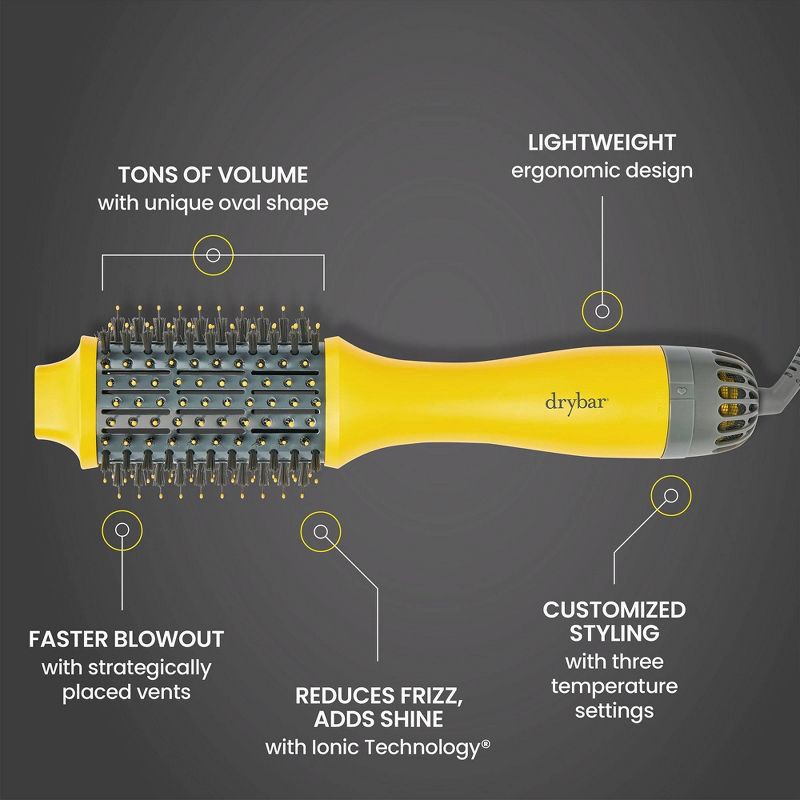 slide 15 of 20, Drybar The Double Shot Oval Blow-Dryer Brush - Ulta Beauty, 1 ct