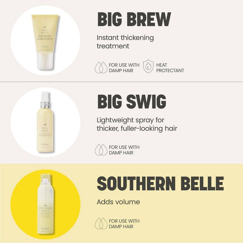 slide 8 of 10, Drybar Southern Belle Volume-Boosting Root Lifter - 7.7oz - Ulta Beauty, 7.7 oz