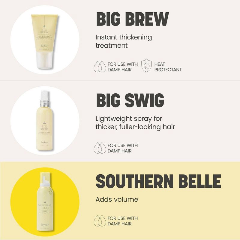 slide 8 of 11, Drybar Southern Belle Volume-Boosting Mousse - 6.5oz - Ulta Beauty, 6.5 oz