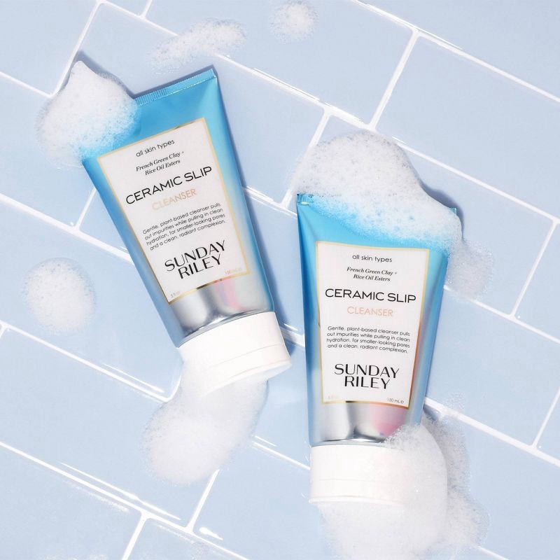 slide 4 of 6, Sunday Riley Ceramic Slip Cleansing Gel - 5 fl oz - Ulta Beauty, 5 fl oz