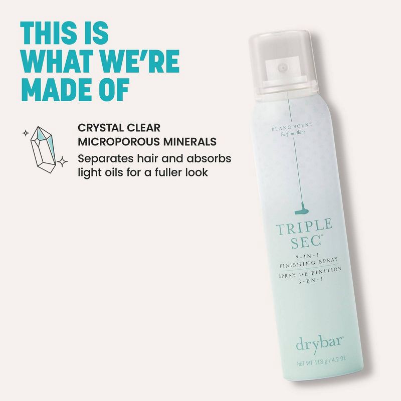 slide 15 of 15, Drybar Triple Sec 3-in-1 Women's Finishing Spray Blanc Scent - 4.2oz - Ulta Beauty, 4.2 oz