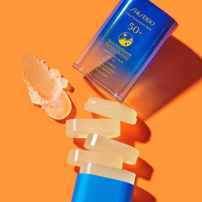 slide 4 of 8, Shiseido Clear Sunscreen Stick SPF 50+ - 0.7oz - Ulta Beauty, 0.7 oz