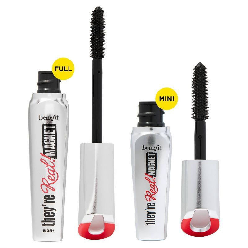 slide 7 of 9, Benefit Cosmetics They're Real! Magnet Extreme Lengthening Mascara Mini - Black 0.16 fl oz - Ulta Beauty, 0.16 fl oz