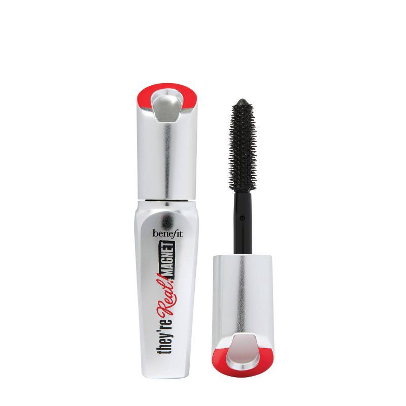 slide 1 of 9, Benefit Cosmetics They're Real! Magnet Extreme Lengthening Mascara Mini - Black 0.16 fl oz - Ulta Beauty, 0.16 fl oz