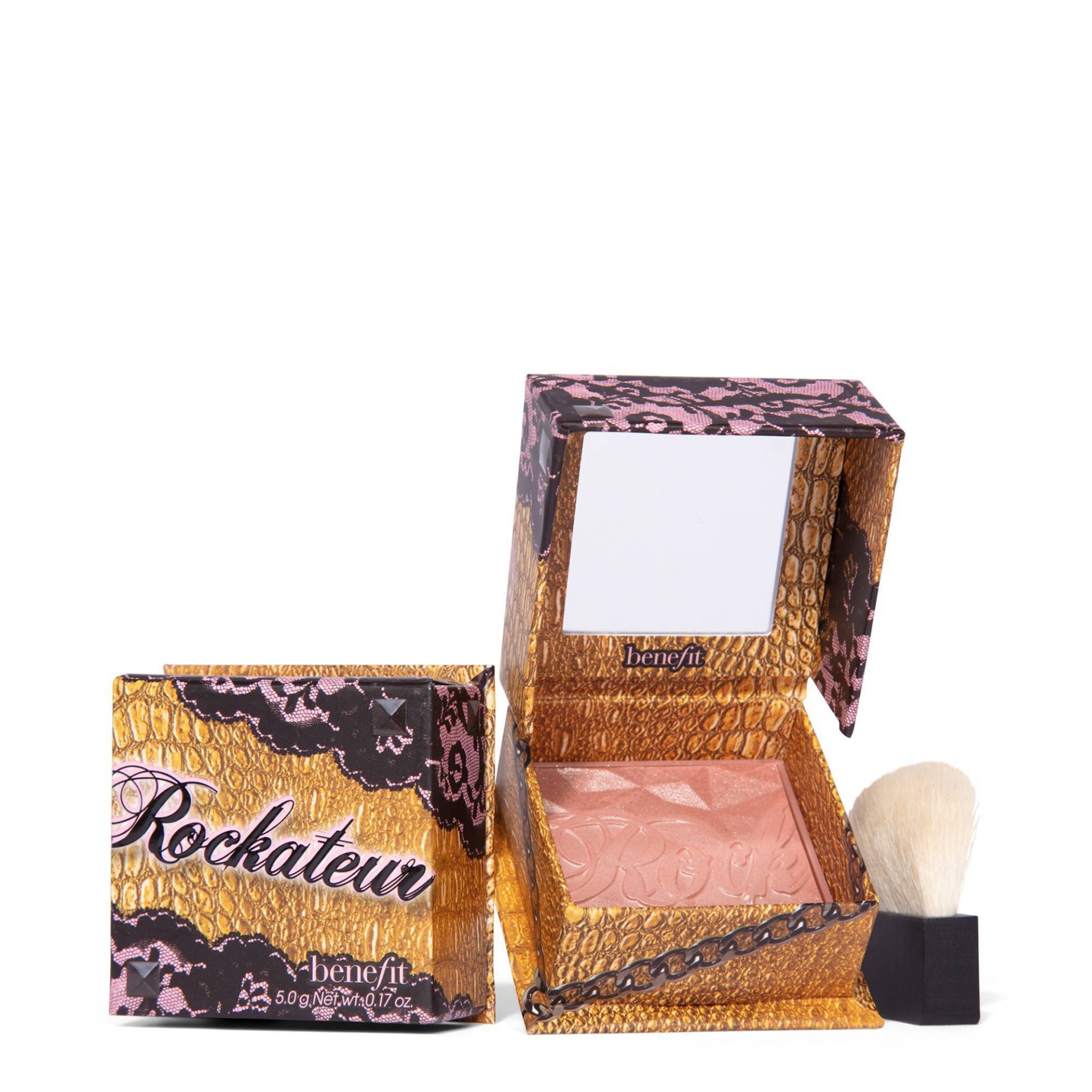 Benefit Cosmetics Rockateur Rose Gold Cheek Powder, 0.17 oz