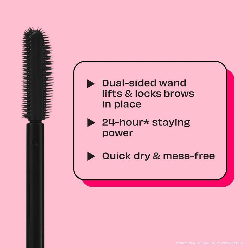 slide 5 of 9, Benefit Cosmetics 24hr Brow Setter Clear Eyebrow Gel with Lamination Effect Mini - 0.11oz - Ulta Beauty, 0.11 oz