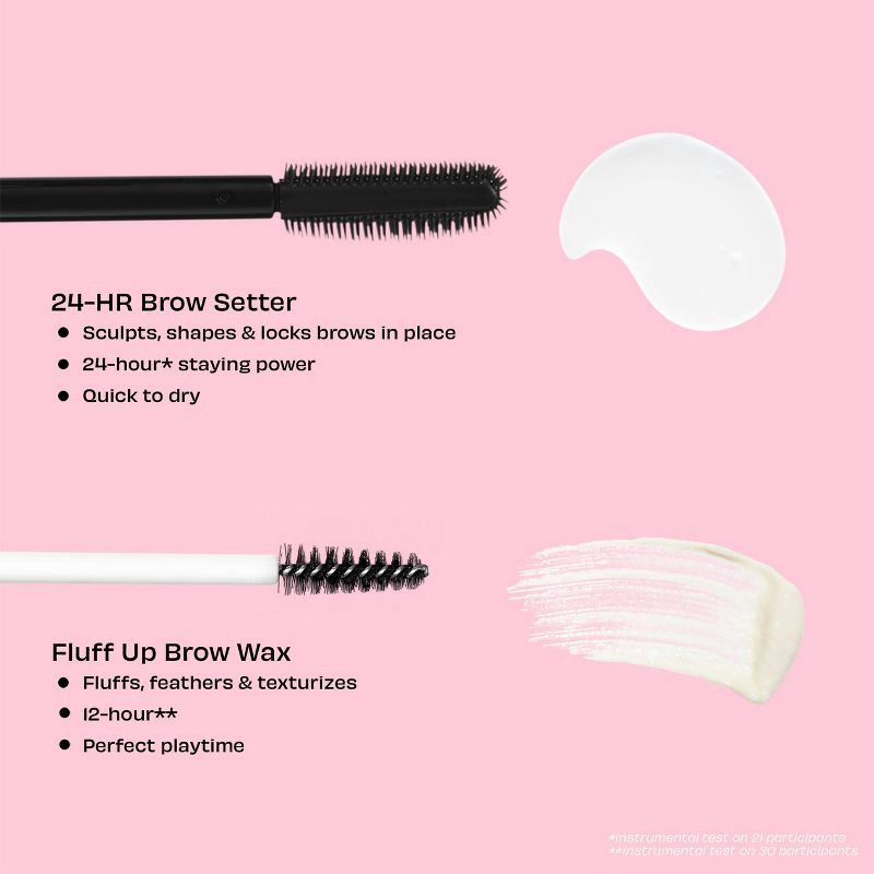 slide 6 of 9, Benefit Cosmetics 24hr Brow Setter Clear Eyebrow Gel with Lamination Effect Mini - 0.11oz - Ulta Beauty, 0.11 oz