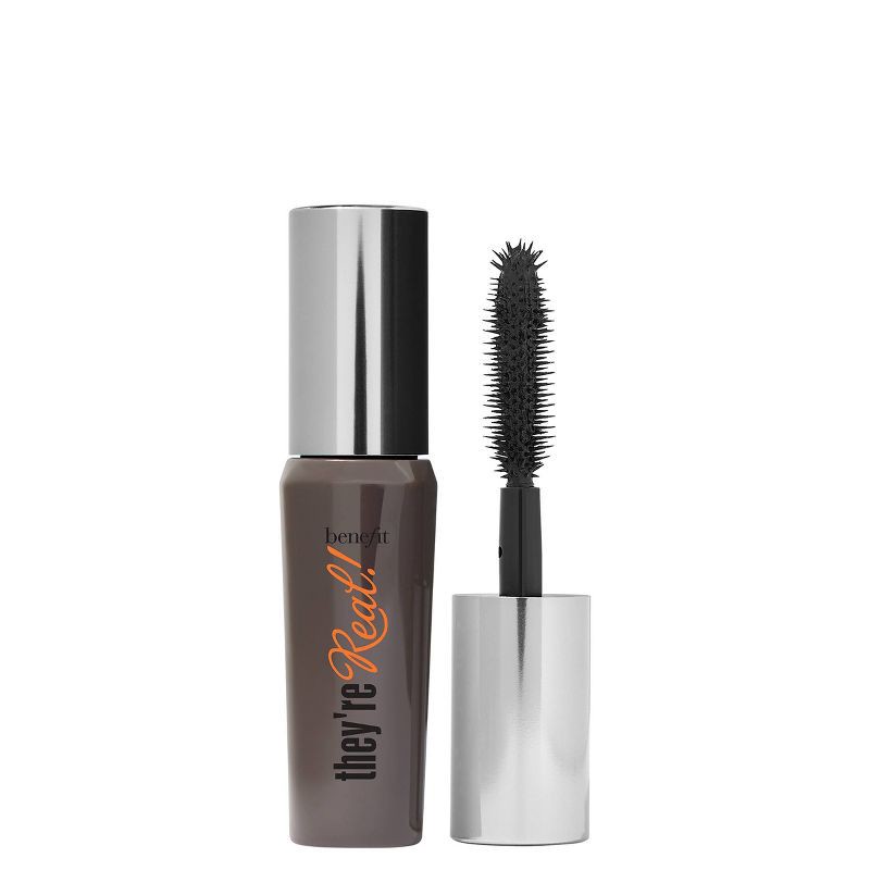 slide 1 of 9, Benefit Cosmetics They're Real! Lengthening Mascara Mini - Black - 0.14oz - Ulta Beauty, 0.14 oz