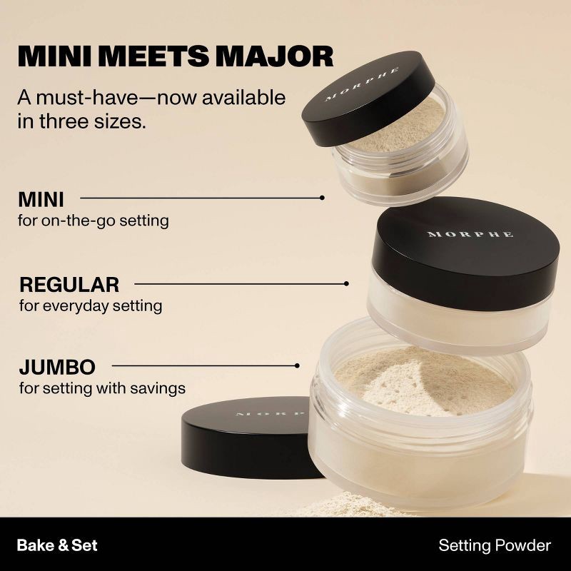 slide 8 of 9, Morphe Bake & Set Soft Focus Setting Powder - Translucent - 0.31oz - Ulta Beauty, 0.31 oz