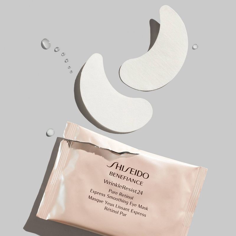slide 6 of 6, Shiseido Women's Benefiance Wrinkle Resist 24 Pure Retinol Express Smoothing Eye Mask - 3ct - Ulta Beauty, 3 ct