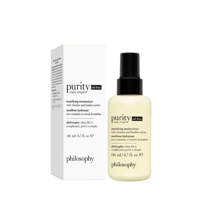 slide 2 of 6, philosophy Purity Made Simple Oil Free Mattifying Moisturizer - 4.7 fl oz - Ulta Beauty, 4.7 fl oz
