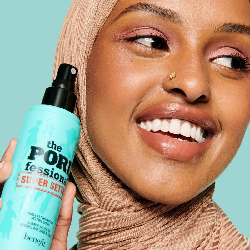 slide 3 of 6, Benefit Cosmetics The POREfessional Super Setter Long-Lasting Makeup Setting Spray - 4 fl oz - Ulta Beauty, 4 fl oz